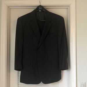 Jos A Bank grey suit.